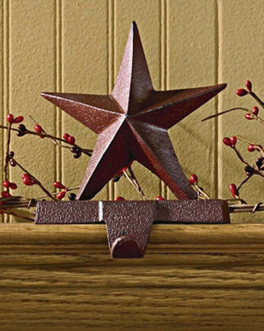 Star Stocking Hanger - Red Finish Set of 2 Park Designs - The Fox Decor